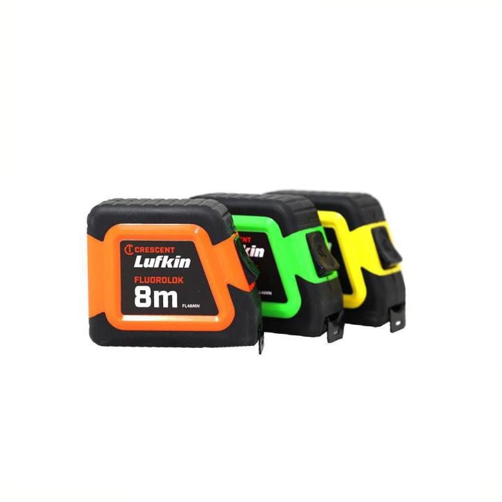 8m x 25mm Fluorolok Tape Measure Crescent Tools